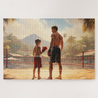 Muay Thai Legacy: Father-Son  Jigsaw Puzzle