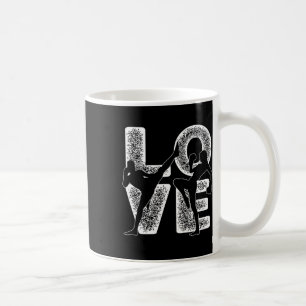 Muay Thai Love Word Theme Graphic Design Kickboxin Coffee Mug