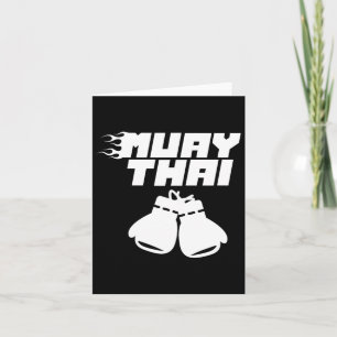 Muay Thai Martial Arts Fighter Hob Card
