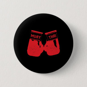 Muay Thai Martial Arts Thai Boxing Coach Lover Gif 2 Inch Round Button
