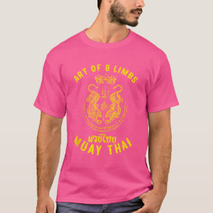 Muay Thai Mens Mma Tiger Street Fight Muay Thai Ki T-Shirt