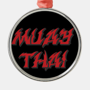 Muay Thai Metal Ornament