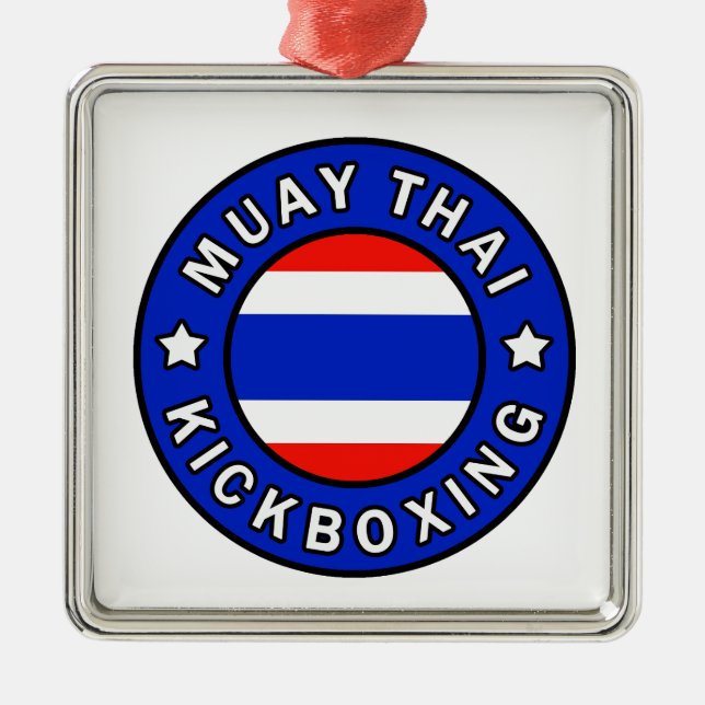 Muay Thai Metal Ornament (Front)