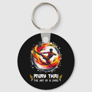 Muay Thai MMA Thai Boxing Kickboxing Art Muay Thai Keychain