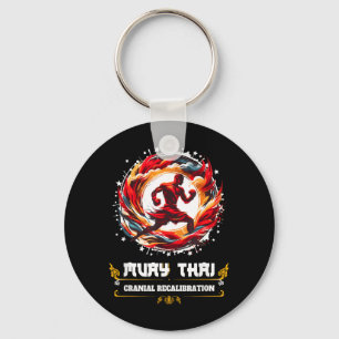 Muay Thai MMA Thai Boxing Kickboxing Gym Culture Keychain