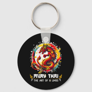 Muay Thai MMA Thai Boxing Training Eight Limbs Keychain