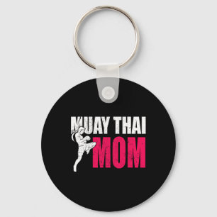 Muay Thai Mom Gift Women Boxing Kickboxing Mma Mua Keychain