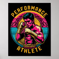 Muay Thai Performance Athlete Men's Kickboxing Mma