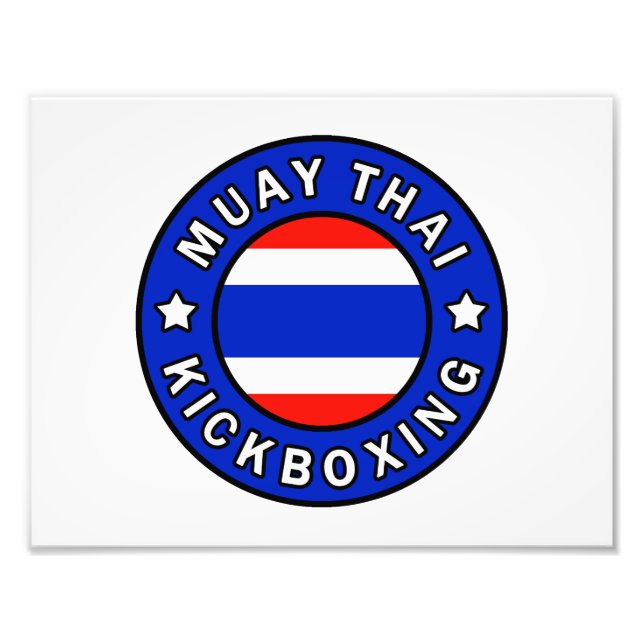Muay Thai Photo Print (Front)