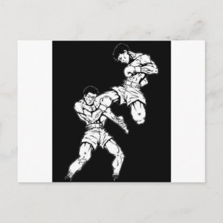 Muay Thai Postcard