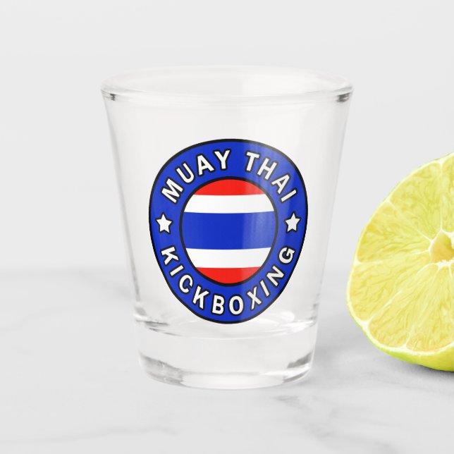 Muay Thai Shot Glass (Front)