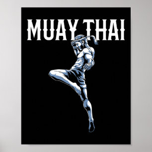 Muay Thai - Thai Boxing And Kickboxing  Poster