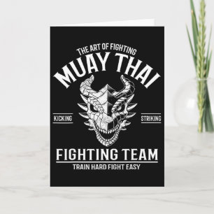 Muay Thai Thai Boxing Kickboxing  Card