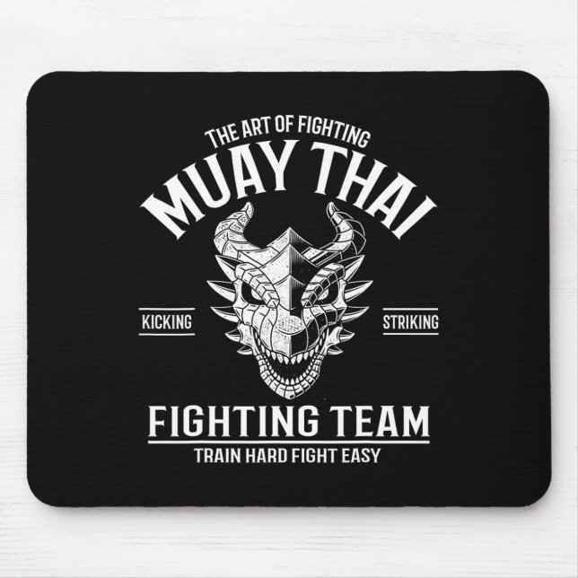 Muay Thai Thai Boxing Kickboxing  Mouse Pad (Front)