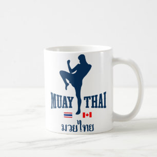 Muay Thai Thailand Canada Coffee Mug