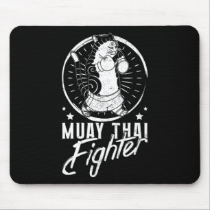 Muay Thai Thailand Fist Ring Knee Fighter Techniqu Mouse Pad