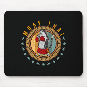 Muay Thai Thailand Fist Ring Knee Fighter Techniqu Mouse Pad