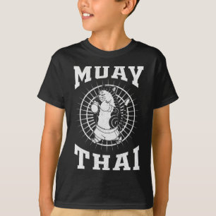 Muay Thai Thailand Fist Ring Knee Fighter Techniqu T-Shirt