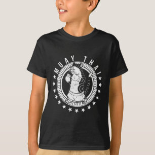 Muay Thai Thailand Fist Ring Knee Fighter Techniqu T-Shirt