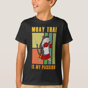 Muay Thai Thailand Fist Ring Knee Fighter Techniqu T-Shirt