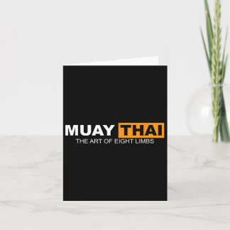 Muay Thai The Art Of Eight Limbs Kickboxing And Mm Card