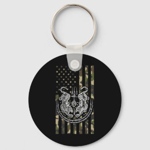 Muay Thai Tiger Mma Street Fight Muay Thai Kickbox Keychain