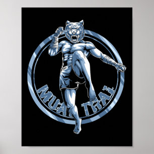 Muay Thai Tiger - Nak Muay, Kickboxing Gift _1 Poster