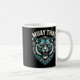 Muay Thai Tiger Street Fight Thai Boxing Kickboxin Coffee Mug