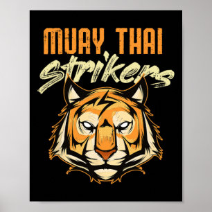 Muay Thai Tiger Thai Boxing Thailand Kickboxing _2 Poster