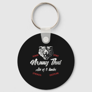 Muay Thai Tiger - Tiger Thai Boxing And Kickboxing Keychain