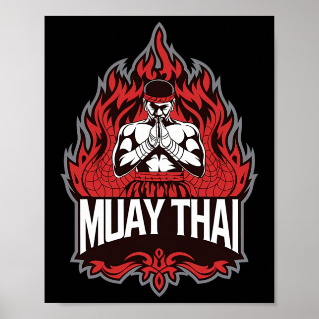 Muay Thai - Traditional Thai Boxing  Poster (Front)