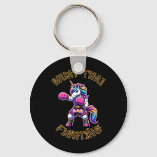Muay Thai Unicorn - Unicorn Kickboxing Thai Boxing Keychain