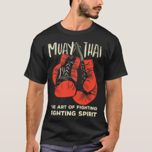 Muay Thai Vintage Retro Art Of Fighting Kickboxing T-Shirt