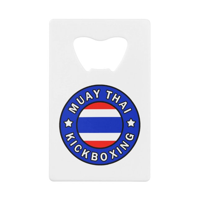 Muay Thai Wallet Bottle Opener (Front)