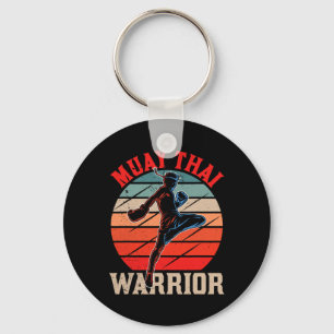 Muay Thai Warrior Martial Arts Hobby Fighter Boxin Keychain