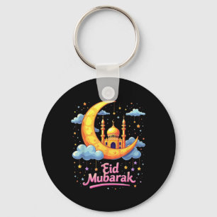 Mubarak Kareem Eid Alfitr Happy Ramadan Karim 2025 Keychain
