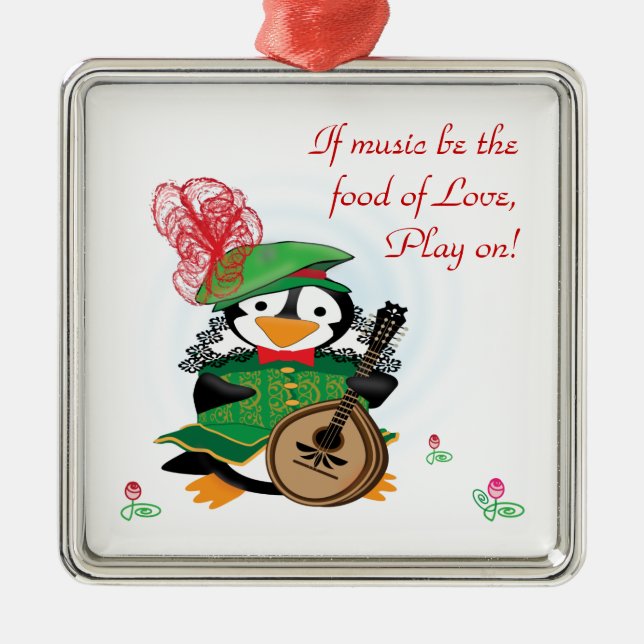 Much Ado About Penguins Ornament (Front)