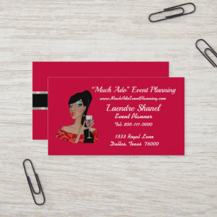 "Much Ado" Event Diva Business Card