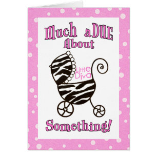 "Much aDUE About Something!" Baby Announcements