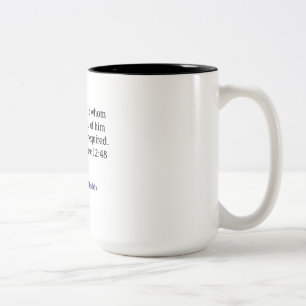 Much Is Required - Luke 12:48 Two-Tone Coffee Mug