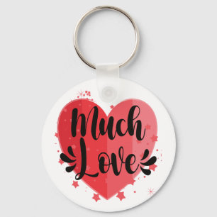 Much Love, Big Heart Keychain
