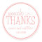 Much Thanks Labels (Blush / Terra Cotta)