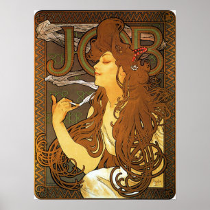 Mucha - Cigarettes Poster