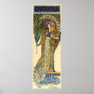 Mucha - Gismonda 1894 Poster