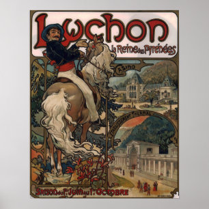 Mucha - Luchon 1895 Poster