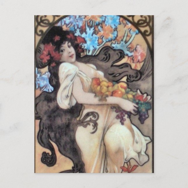 Mucha Postcard (Front)