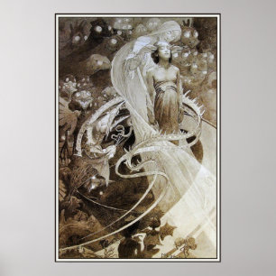 Mucha Poster Print - Illustration from Le Pater ~