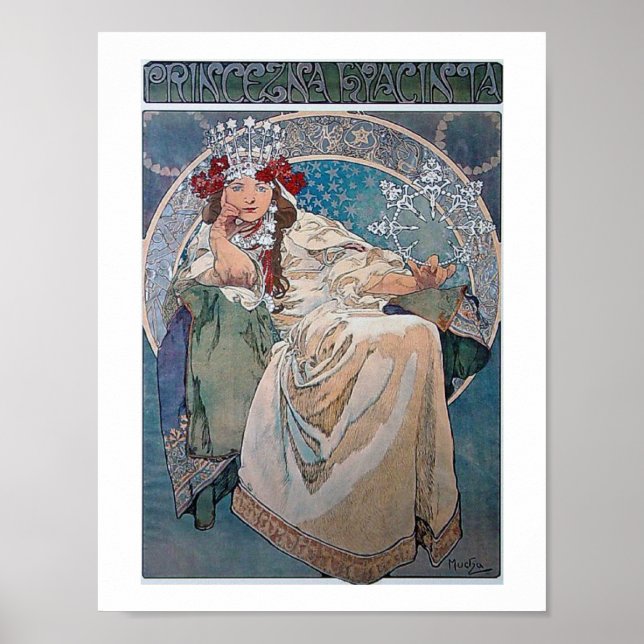 mucha princess hyacinta poster (Front)
