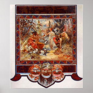 Mucha - The Judgement Of Paris 1895 Poster