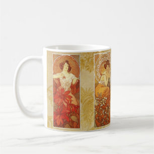 Mucha's Precious Stones Coffee Mug